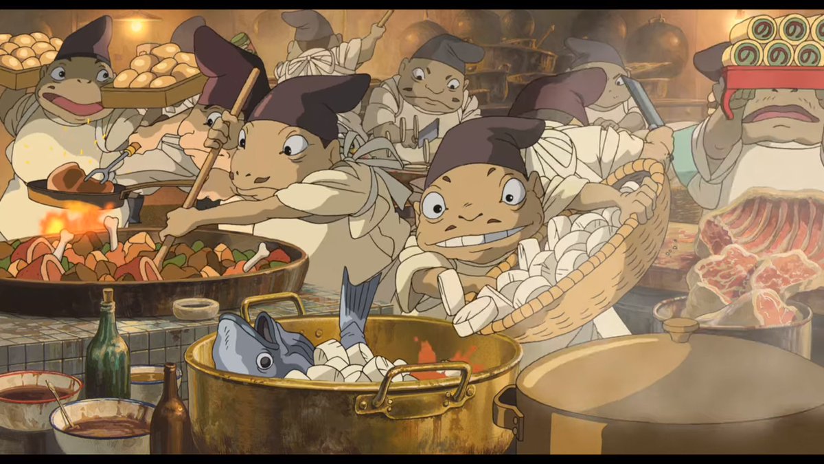 Rico カオナシ 食事シーン Kaonashi Foodie Spiritedaway Anime Animefood スタジオジブリ 神隱少女 千と千尋の神隠し 食べ物再現