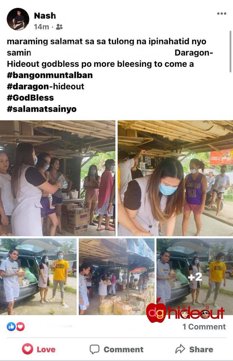 0fficialDaraGon's tweet photo. DGH 100 PESO DRIVE:

The relief goods bought last night were distributed earlier this morning to families in Montalban, Rizal.

Thank you Appler Fairies 💕

Where there's help, there's hope 🥰

#DGHPhp100Drive #DaraGonHideOutCares
#GDRAGON #SandaraPark #권지용 #산다라박 #다라 https://t.co/OiA8IDwOIi