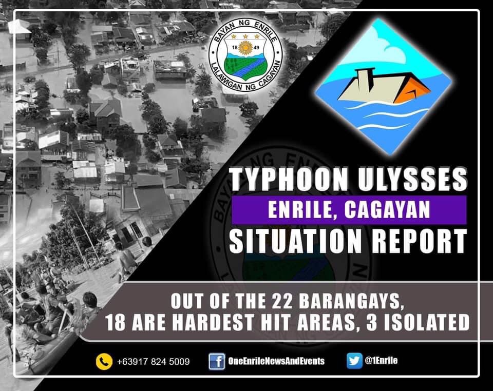 1Enrile's tweet photo. Good News!
All Enrileños are marked safe!

Survived the worst flood in history. 

However, the Enrileños are still wanting of water and food supplies, hygiene kits, slippers, blankets, mats and the list goes on...but we are all grateful to be ALIVE!

#helpenrilecagayan https://t.co/LPIvg4tR7E