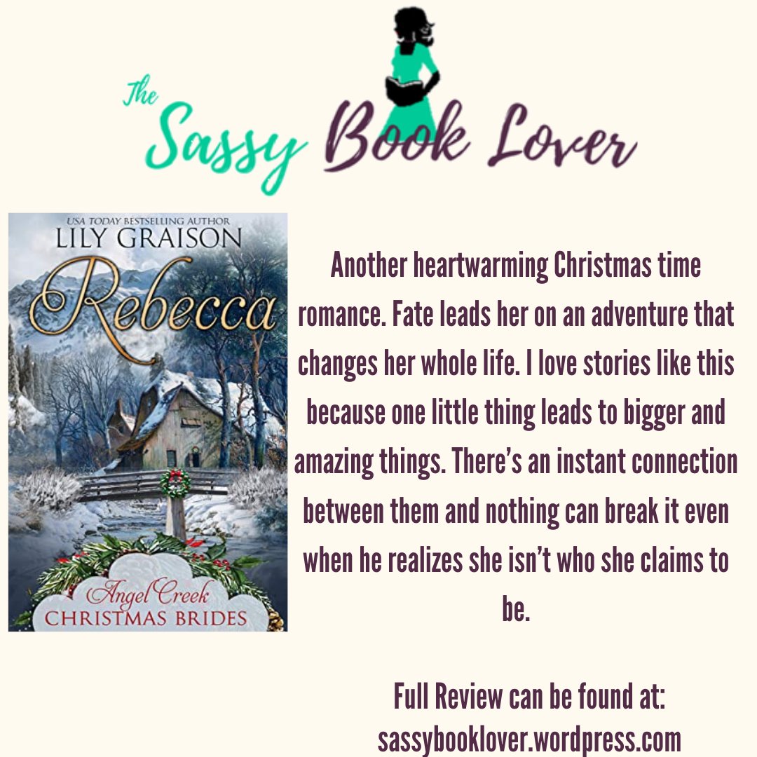 SassyBookLover's tweet photo. #BookReview of Rebecca by @LilyGraison 

Full review on my blog.
https://t.co/VWTvoRP9JS
#historicalromance #bookstagram #bookblog #romancereader https://t.co/nDJwhOFt1S