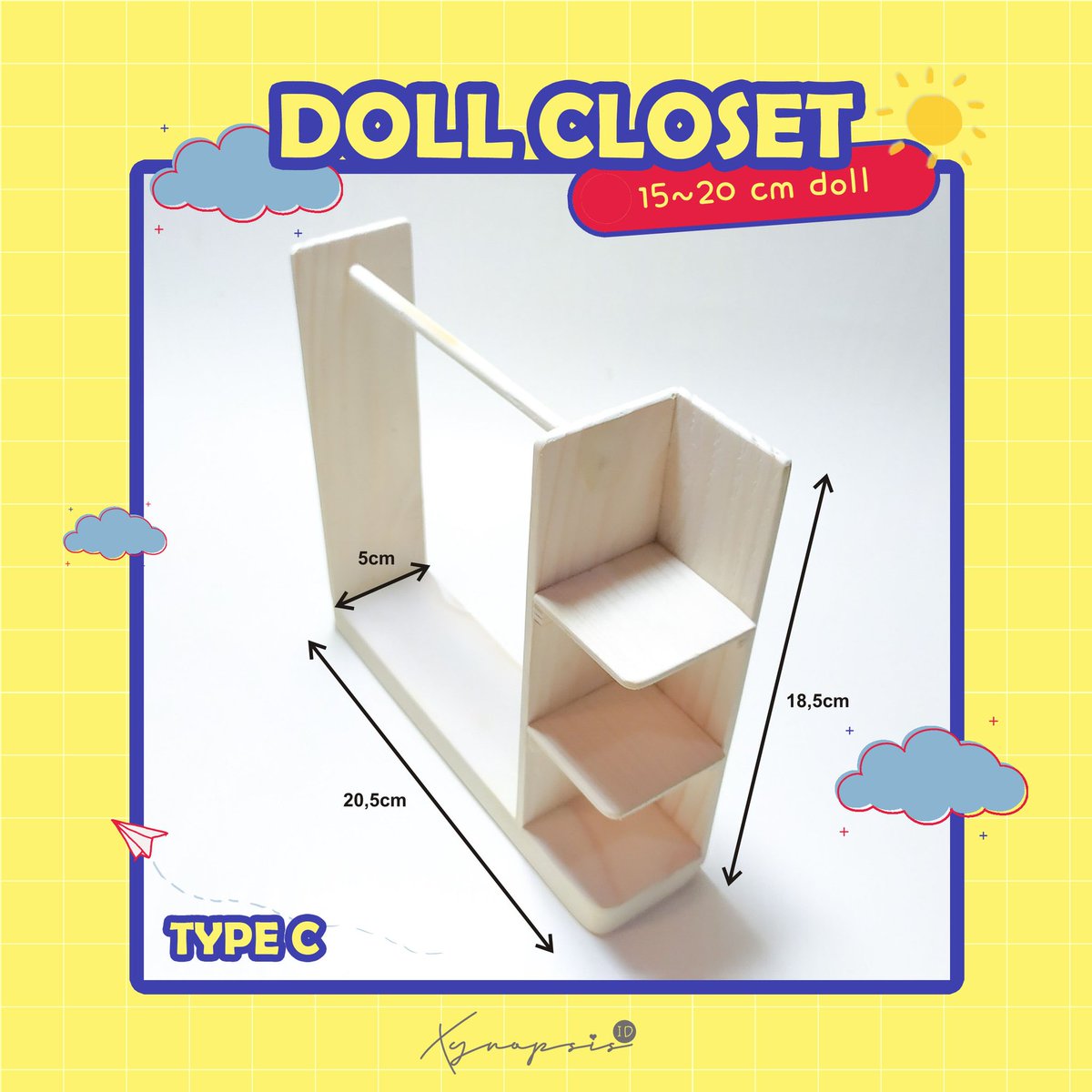 xynopsis_id's tweet photo. 🙏 RT Appreciated 🙏
🌻 READY STOCK 🌻
DOLL CLOSET / DOLL WARDROBE / DOLL CLOTHING RACK / LEMARI BAJU BONEKA
📦 https://t.co/yjdwOp8r2U
*check this thread for more details 🙏
#wtskpopstuff #wtsday6stuff https://t.co/iO6rO5mwhO