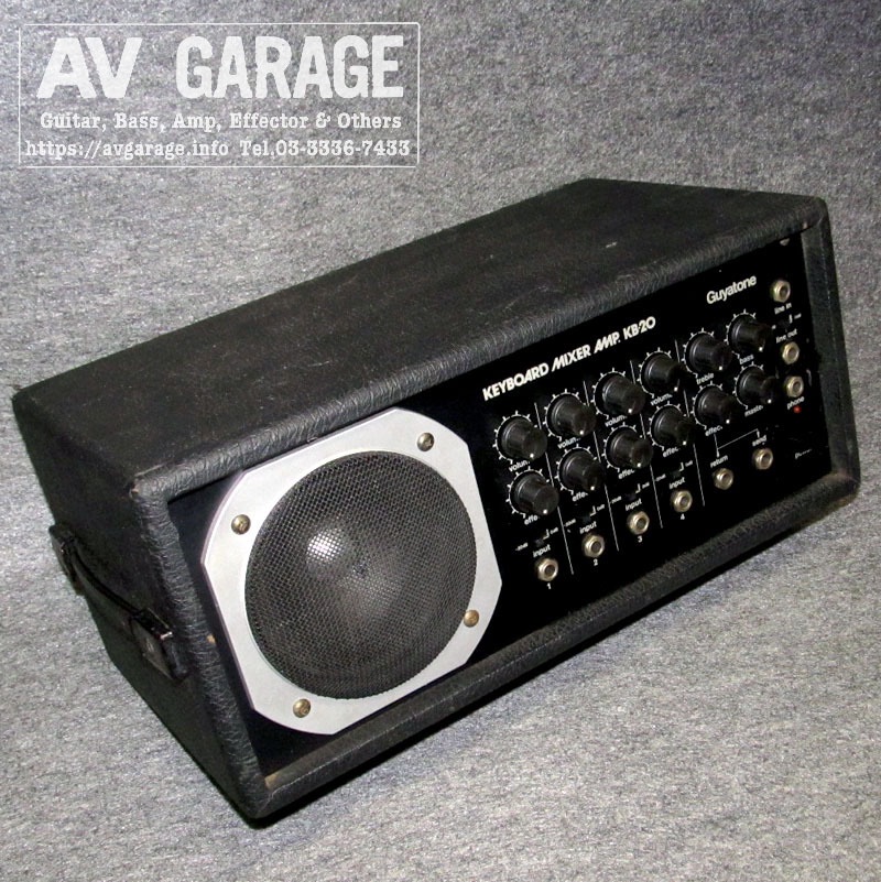 Guyatone KB60 キーボードアンプ　4ch リバーブ付　80年代生産 中古速報】4台のキーボードを接続でき、その他エフフェクト・リターン