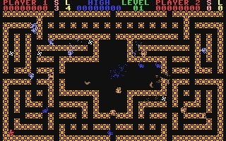 There are so many thousands of C64 games that picking a favorite is especially hard, but in the end, my fav is a freeware type-in assembly language game from Compute magazine - Crossroads 2: Pandemonium, which is kind of like Wizard of Wor if it moved at the speed of Robotron.