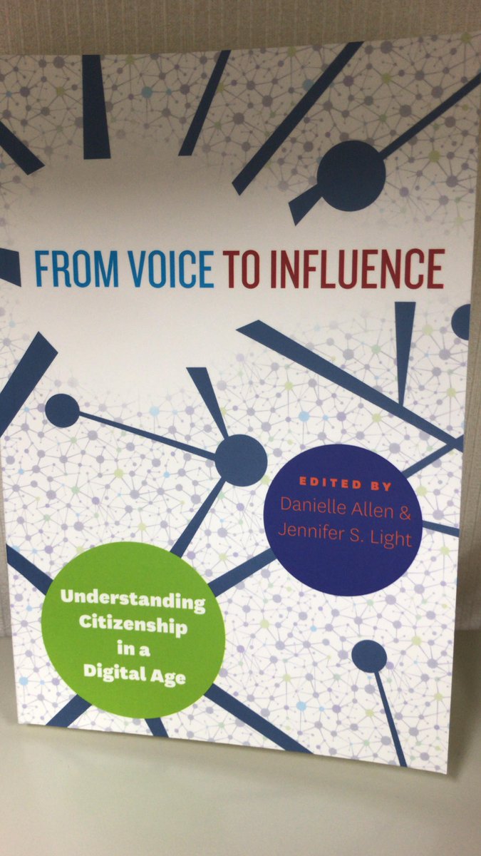 Week 8: Is the digital technolgy an enemy or friend of democracy? We examined various topics, such as anonymity ( @Hans_Asenbaum), algorithm ( @nnemr), clicktivism ( @MaxHalupka), viral engagements (the book), AI politician ( @tama_ai_mayor), online deliberation ( @KimGron), etc.