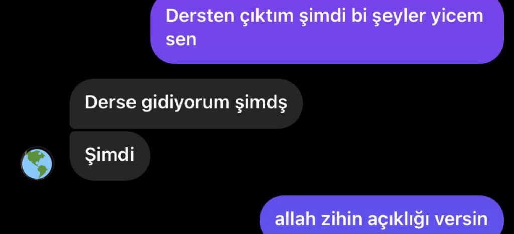 flört teşebbüslerini böyle püskürtüyoruz😌