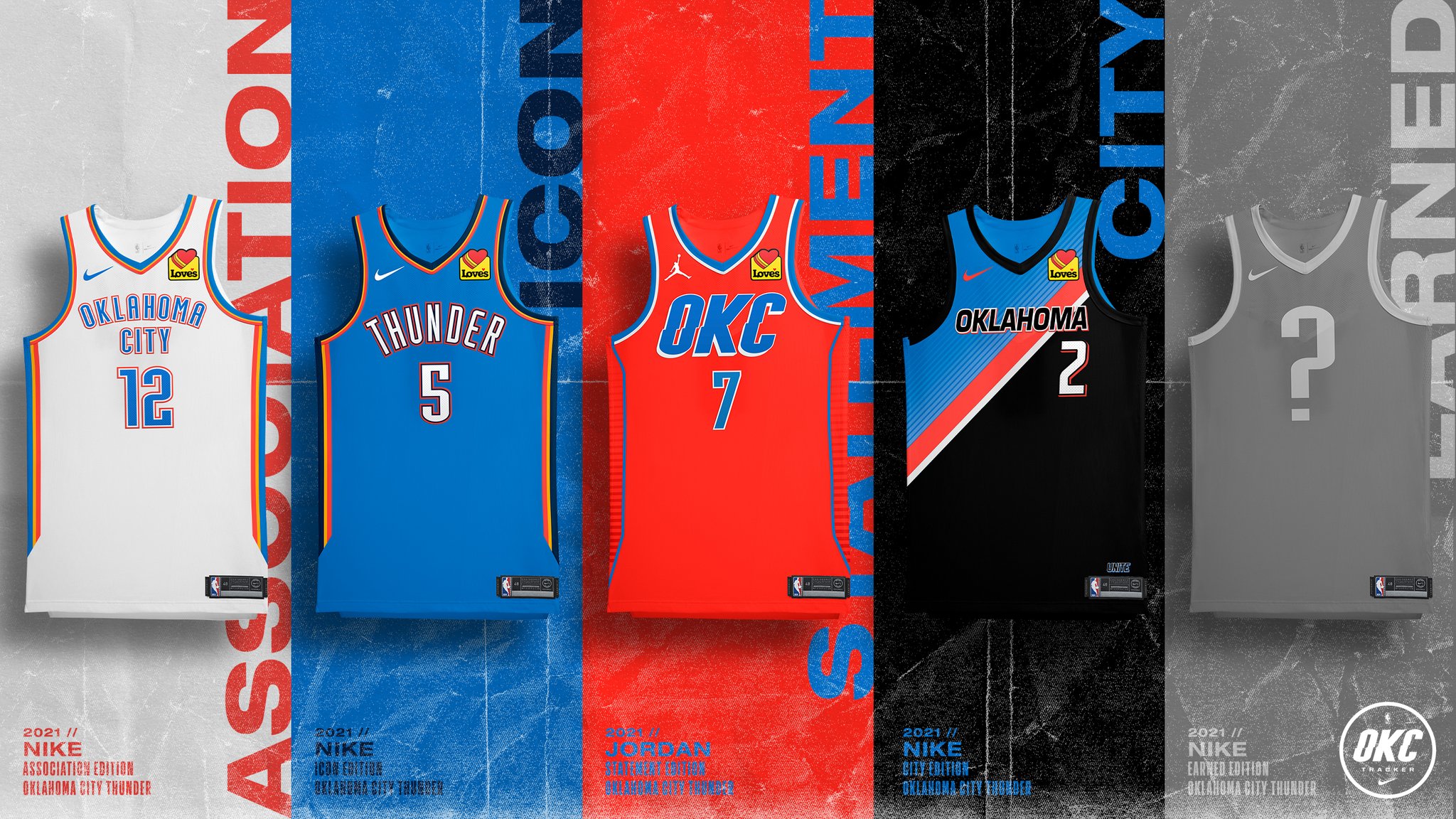 Nike Earned Edition Jersey: Oklahoma City Thunder