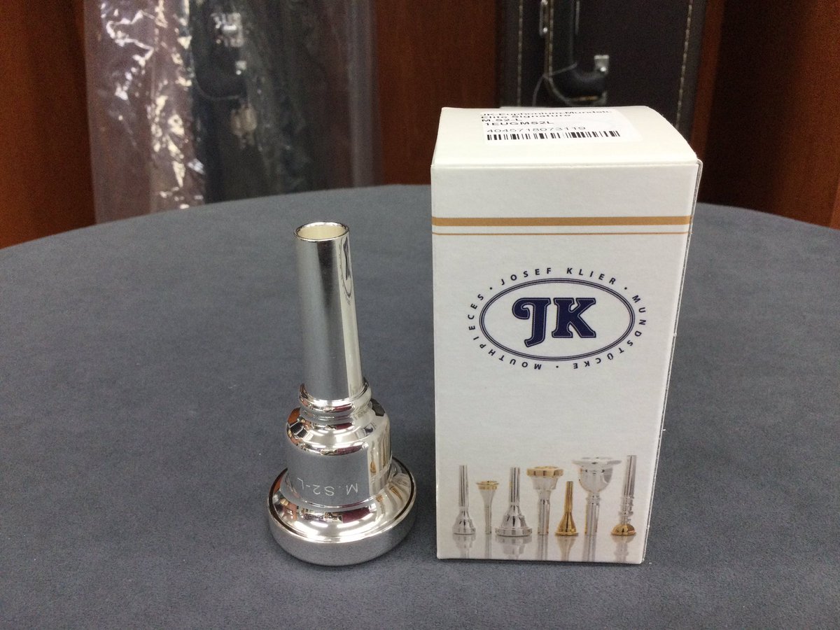 JK(ヨット カー) ユーフォニアム用 マウスピース トップ M.S-1L(太管