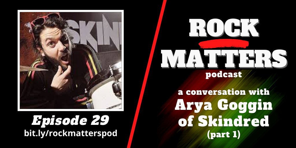 The Itch Rock Radio & Podcast 🤘 (@itchrocks) on Twitter photo It's here! Part 1 of our conversation with the fantastic Arya Goggin of #Skindred. Join us to discuss quarantine collaboration, the differences between the US & UK #rock scenes, and why the #cowbell never stopped being cool! (Shout out to <a href="/ThePageantSTL/">The Pageant</a>!)
podpage.com/rock-matters/29 It's here! Part 1 of our conversation with the fantastic Arya Goggin of #Skindred. Join us to discuss quarantine collaboration, the differences between the US & UK #rock scenes, and why the #cowbell never stopped being cool! (Shout out to <a href="/ThePageantSTL/">The Pageant</a>!)
podpage.com/rock-matters/29