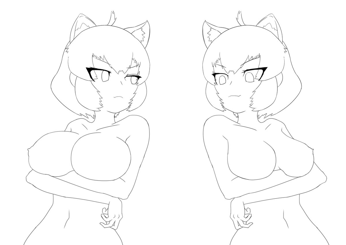 #皆さん線画と塗った後を見せてください #モンスタースーパーリーグ #けものフレンズ 