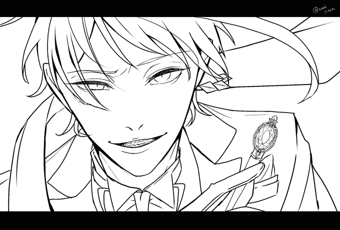 #皆さん線画と塗った後を見せてください
魔法石破壊のやつ〜 