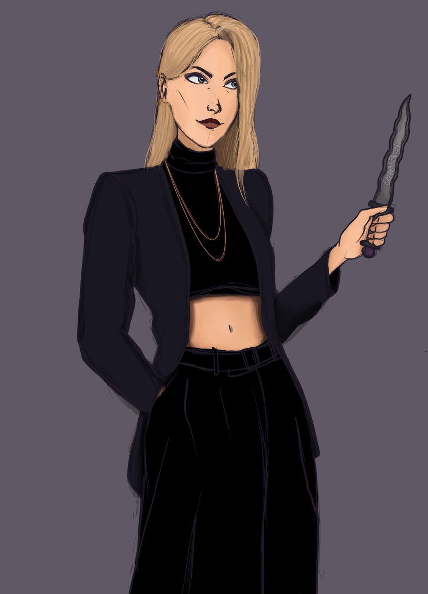 corasparasol's tweet image. i did a really quick shitty reimagining of dark swan in 8 but now i wanna redo it with the regina one