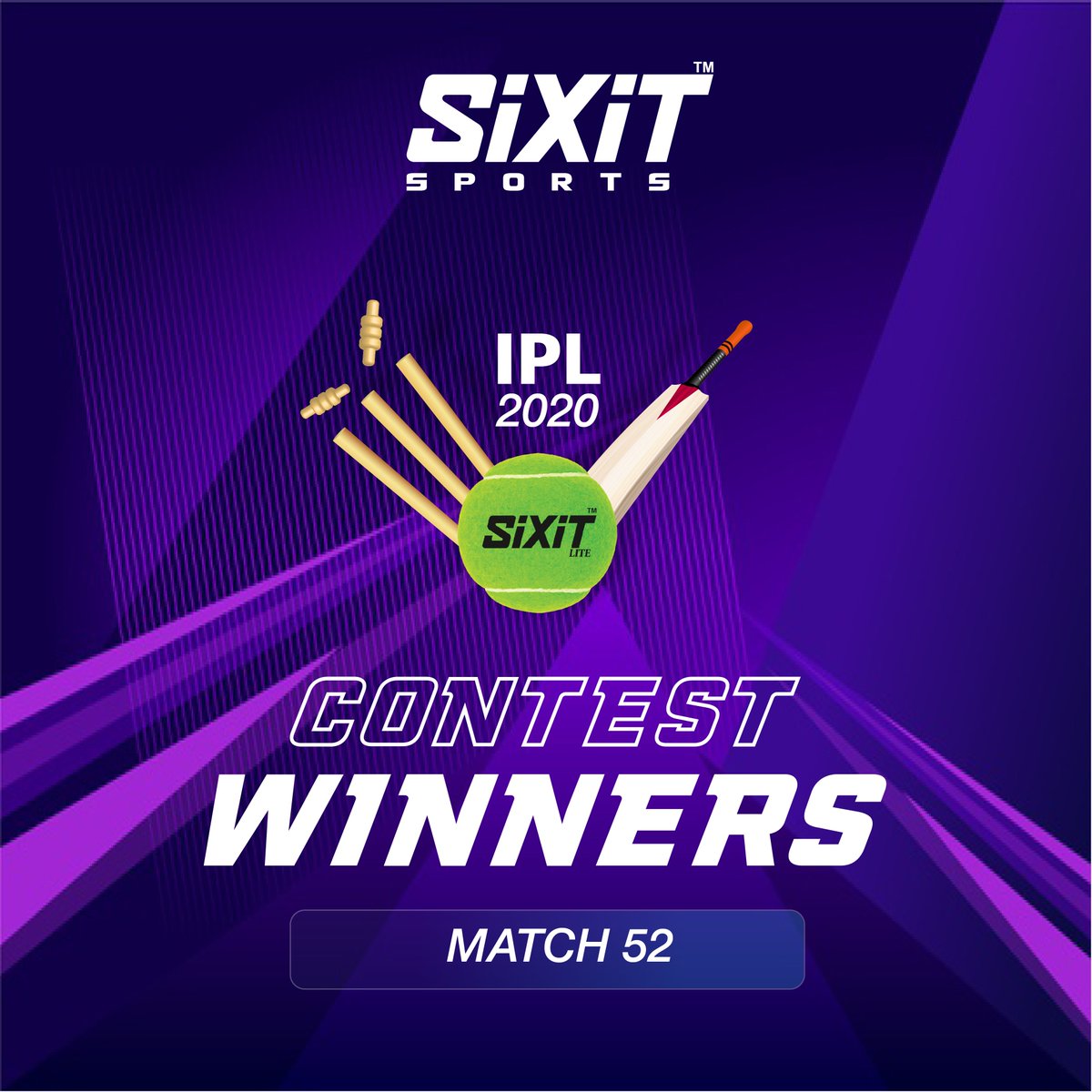 sixitsports's tweet photo. #Congratulations #Winners #IPL2020  #match52 #Contest #SiXiT #PerformanceUnmatched, kindly request all Winners to fill their respective details in the link below and submit 
https://t.co/ZaSVebuons https://t.co/NlFdBiuxzA