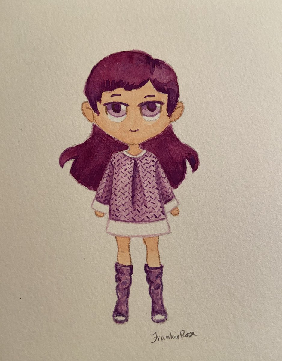 BoarandBunny's tweet photo. Day 15 of #huevember #huevember2020 #gouache #gouachepainting #primaryred #opera #ultramarine #rosetyrien #purple #mixingcolors #gouacheillustration #gouacheart #chibi #day15 #hue #fashion #fashionillustration #sketch #drawing #illustration #dress #boots https://t.co/AiMRc5riAd