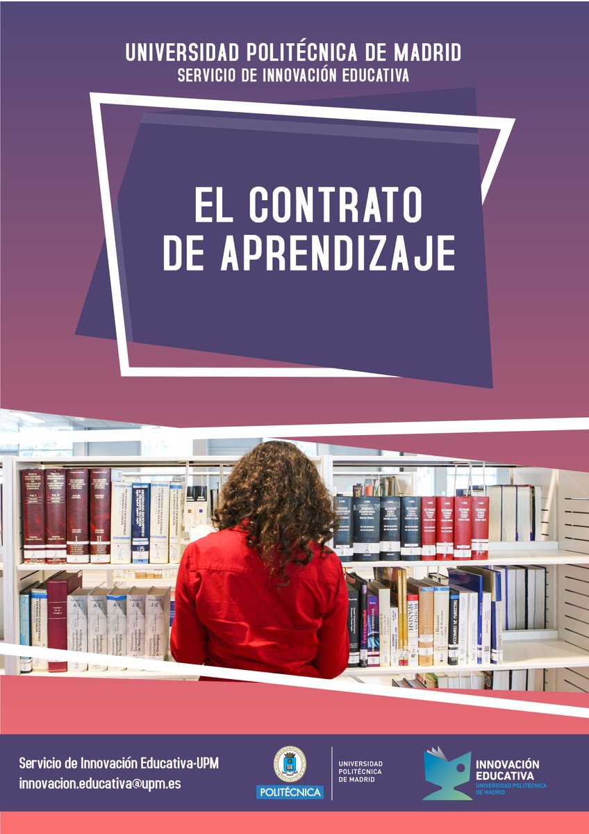OAD_UPM's tweet photo. El Contrato de Aprendizaje (#LearningContract) supone la negociación y acuerdo entre estudiante y docente en el logro de determinados objetivos, estimando recursos y tiempos. Descarga la GUIA: https://t.co/tK0pJbXwQF #guíasPDIupm #somosUPM #ContratoAprendizaje #lecturaSugeridaIE https://t.co/LXmM1GOLHi