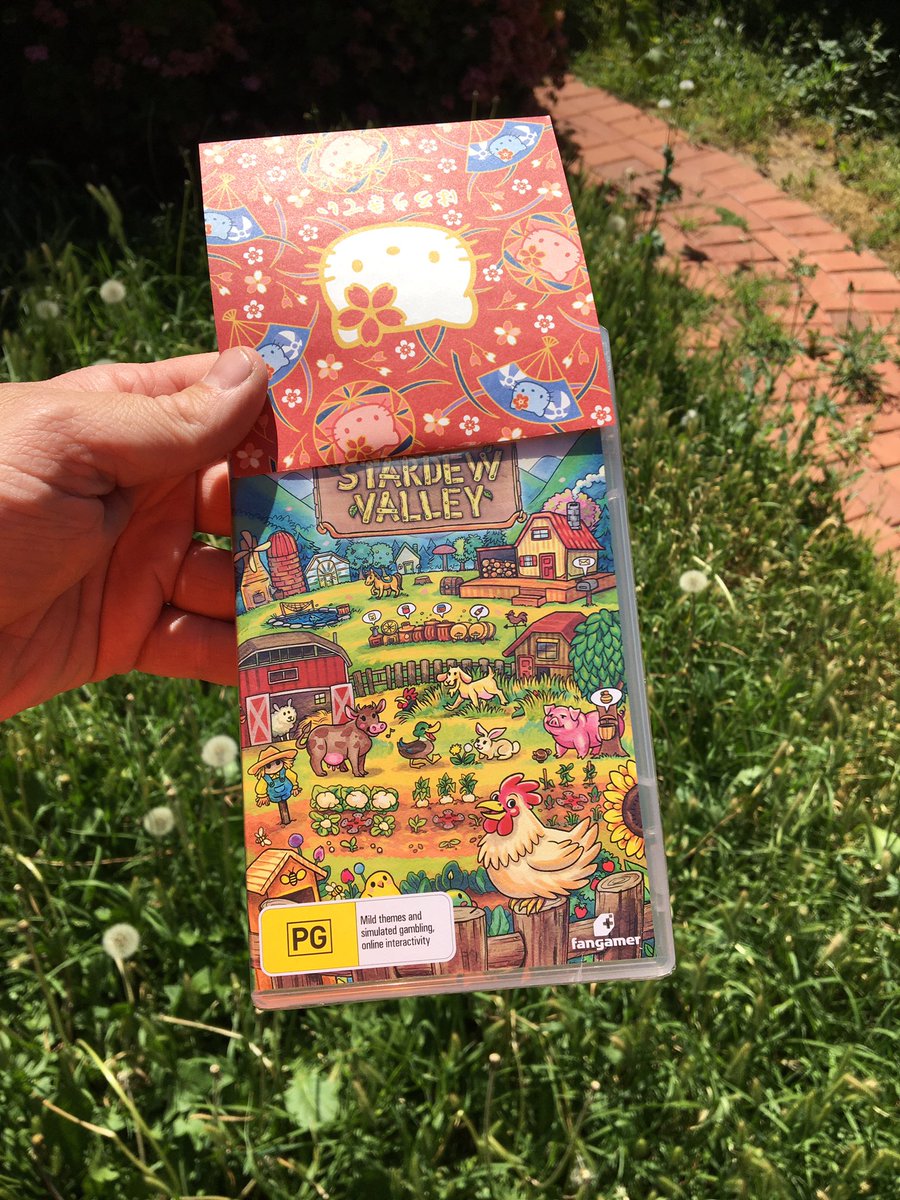 shadowsteve91's tweet photo. Look! It’s my 2nd giveaway win - Stardew Valley 

Thanks @_Atrinity 😊

#stardewvalley #nintendoaunz #nintendoswitch #nintendo #switch #nin10do #outsidegamephotography #hellokitty https://t.co/kXmDddYoBA
