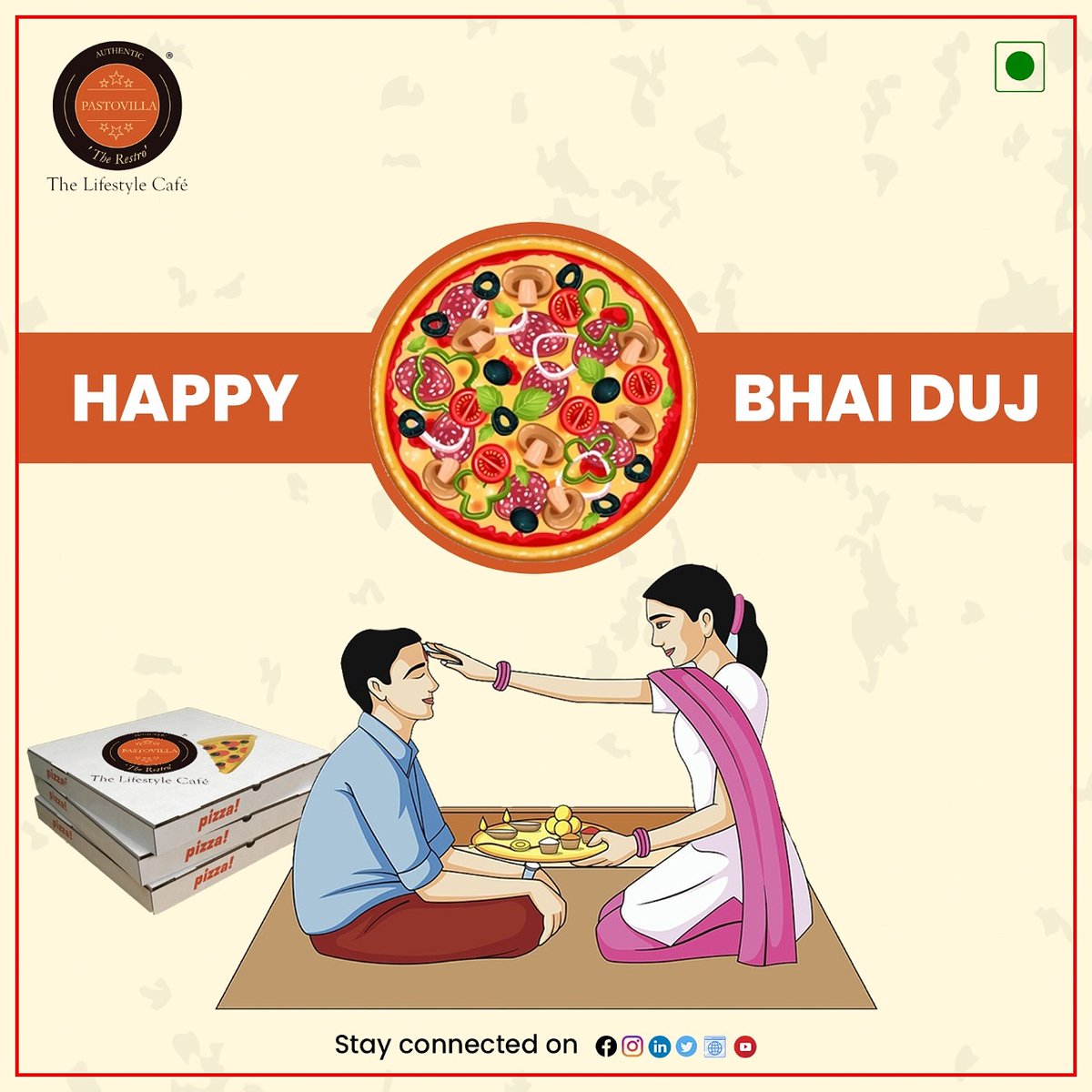 Pastovilla_'s tweet photo. Pastovilla wishes a very happy Bhai Duj.💞

Surprise your brother or sister with Pastovilla's healthy and tasty food.❤️

Order online 🚚

#bhaiduj 
#pastovilla
#thelifestylecafe 
#bharatkaapnadesicafe https://t.co/Jw5r6eAk8P