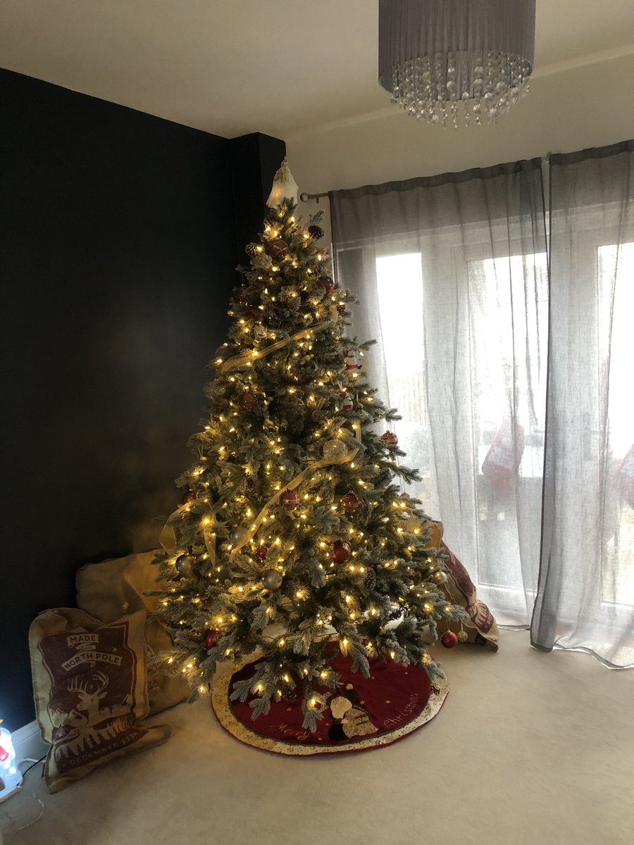 This weekend we put up our tree 3 weeks earlier than usual but we love it #ChristmasIsComing