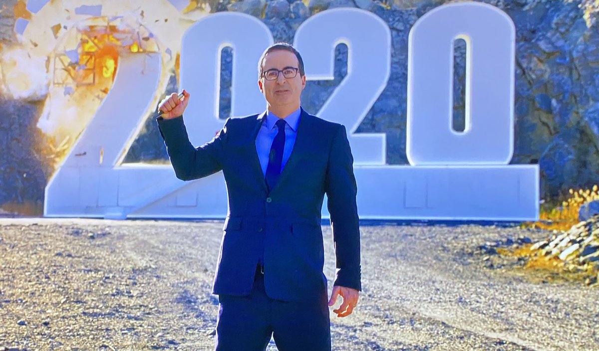 rosalou2's tweet photo. @LastWeekTonight and @iamjohnoliver giving us the symbolism we need right now. https://t.co/MnSZR4gmJX