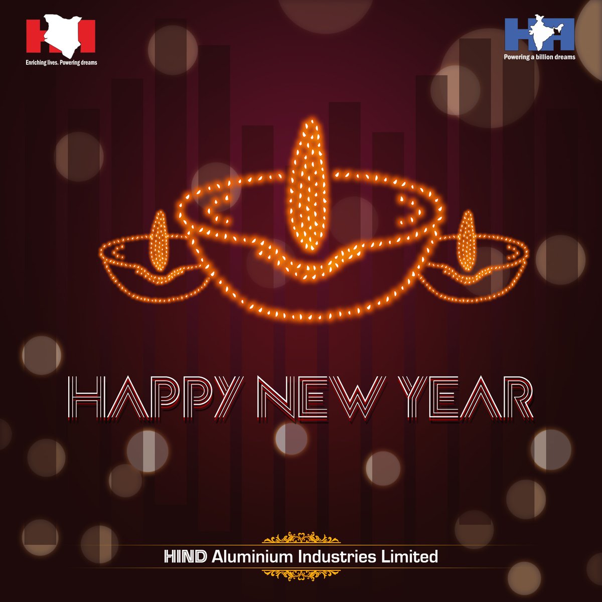 hindaluminium's tweet photo. We wish you all a Happy New Year! https://t.co/bzoKaLaR9t