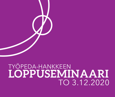 Tervetuloa Työpeda-loppuseminaariin 3.12.2020 klo 9.00-13.30! Ilmoittaudu ennakkoon osoitteessa link.webropolsurveys.com/S/D4566CCE710F… , niin saat postitse Työelämäpedagogiikka korkeakoulutuksessa -kirjan. 

Lisätietoja ja seminaariohjelman löydät verkkosivuiltamme: tyopeda.fi/seminaarit