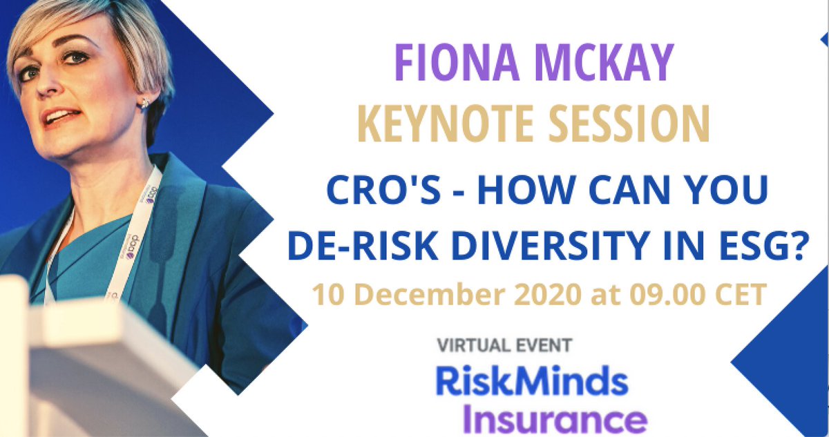 LightbulbLS's tweet photo. Thrilled to announce that our very own @Follow_Fiona  will be a keynote speaker at this year's @RiskMinds conference on 10 Dec 2020 at 09.00 CET.  She'll be discussing de-risking diversity in #esg and more! Book today https://t.co/6LMXamWnm5 #RMINSURANCE #Diversity #Investment https://t.co/xXcqRwLqLB