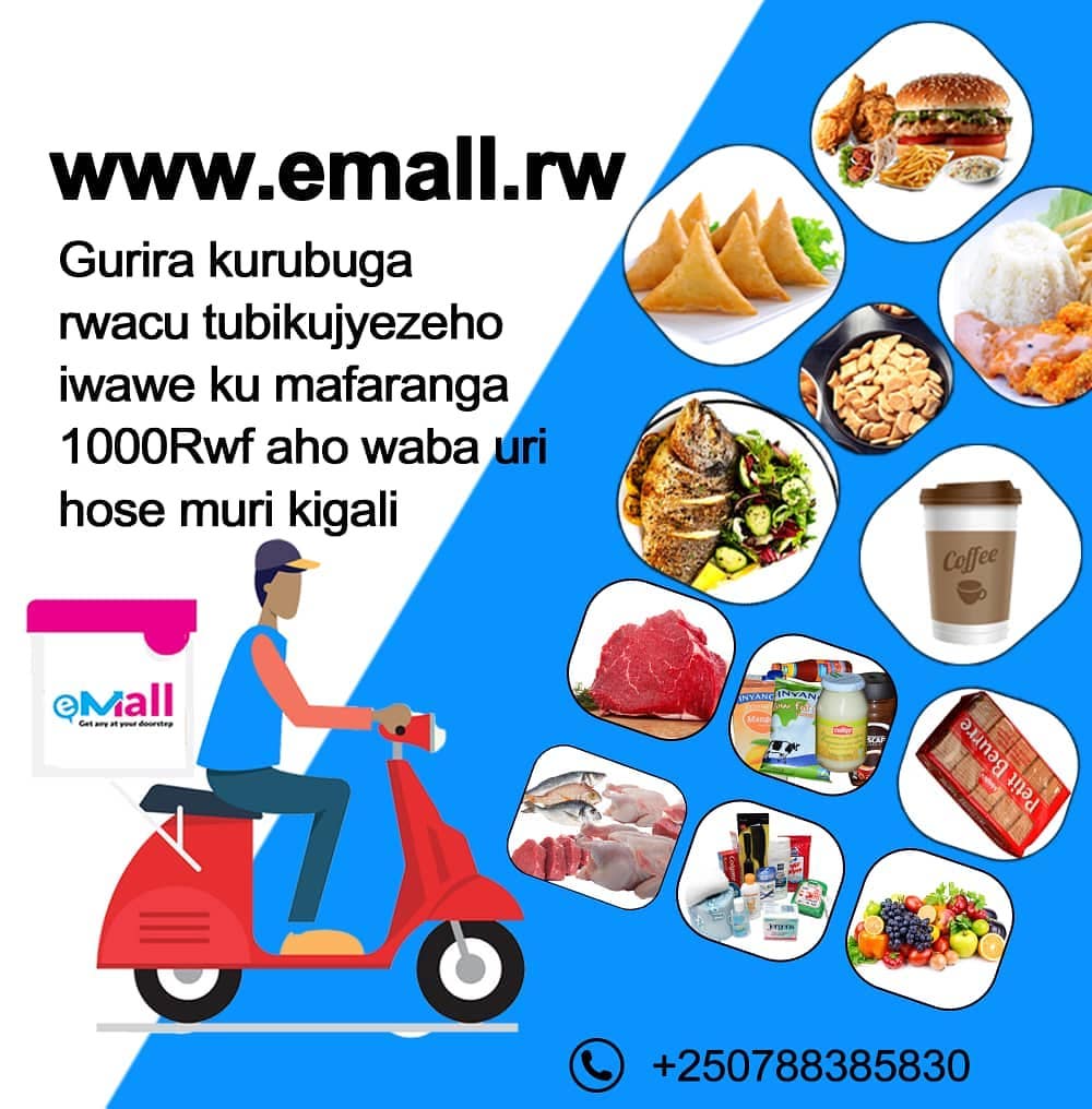 #newweekfeeling. Online shopping could make your life much easier! Just visit emall.rw, to buy what you want or call 0788385830
GET ANY AT YOUR DOORSTEPS
@EmallRwanda