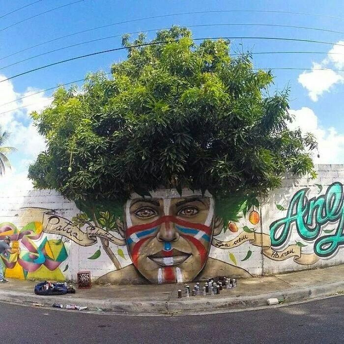 LastNomoro's tweet photo. Creative Mural Tree-Hair Street Graffiti

[THREAD] https://t.co/5VX3MSdZkq