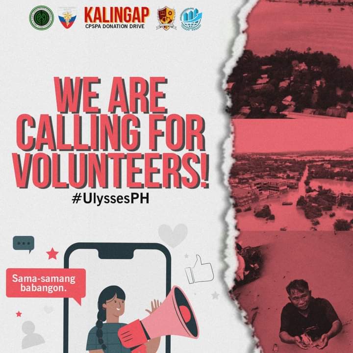 pupcpspa_sc's tweet photo. (CALL FOR VOLUNTEERS)
#RescuePH
#ReliefPH
#WalangMaiiwan
#TyphoonUlysses
#CPSPA
#FightWithHonor https://t.co/YincNejtnj