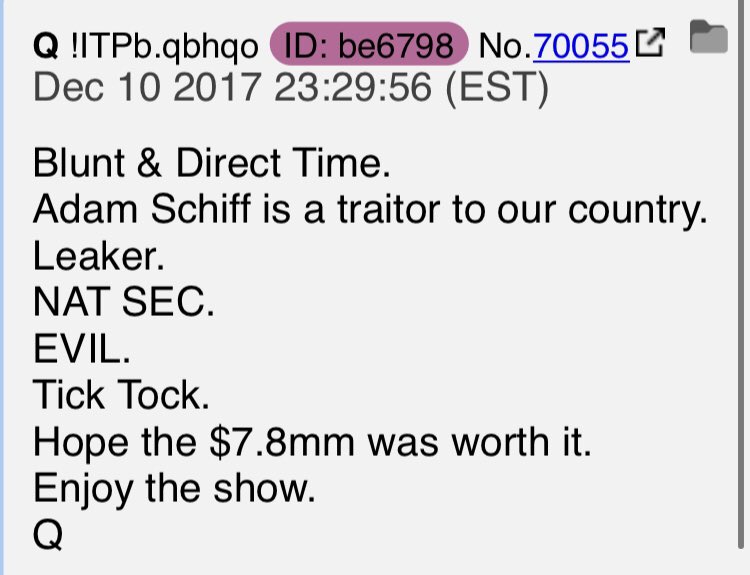 Are there any other White Hat examples [events] in which “silent running” appeared to be the mode of operation [allowing the perps to believe they succeeded]?“Blunt and Direct Time”“Expect Fireworks”