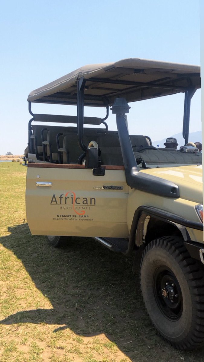 If you drive to Mana Pools and you have a car that is suited for the off road terrain you can turn into the park,drive up to the camp but our car wasn’t built for that so we took the boat.On arrival we met Kuda our professional guide from African Bush Camps, the man was ready 