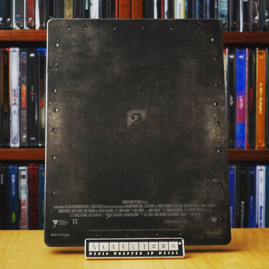 thesteelbookguy's tweet photo. Sherlock Holmes: A Game of Shadows (4K UHD)

I remember this to be the first Dbox movie I ever watched even though it wasn't the best choice for Dbox 😅.

#sherlockholmes #steelbook #yeszavvi #robertdowneyjr #rachelmcadams #judelaw #comedy #detective #mystery  #gameofshadows https://t.co/7tuzIkZQep