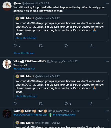 If this was all about  #EndPoliceBrutalityinNigera &  #EndSARS  , what's the end game of blocking the busiest road network in Nigeria that led to the economic capital of Lagos? Did you say this wasn't planned to cause insurrection by all means?