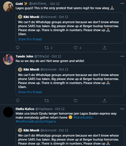 If this was all about  #EndPoliceBrutalityinNigera &  #EndSARS  , what's the end game of blocking the busiest road network in Nigeria that led to the economic capital of Lagos? Did you say this wasn't planned to cause insurrection by all means?