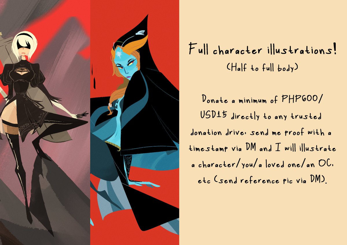 emillustrating's tweet photo. if you can take your time to look through the thread below and donate directly to any of the donation drives, I'll draw something for you!! taking 5 slots, dm to reserve❤️
  
#UlyssesPH 
#PhilippinesNeedsHelp https://t.co/aDrdx2FdQX