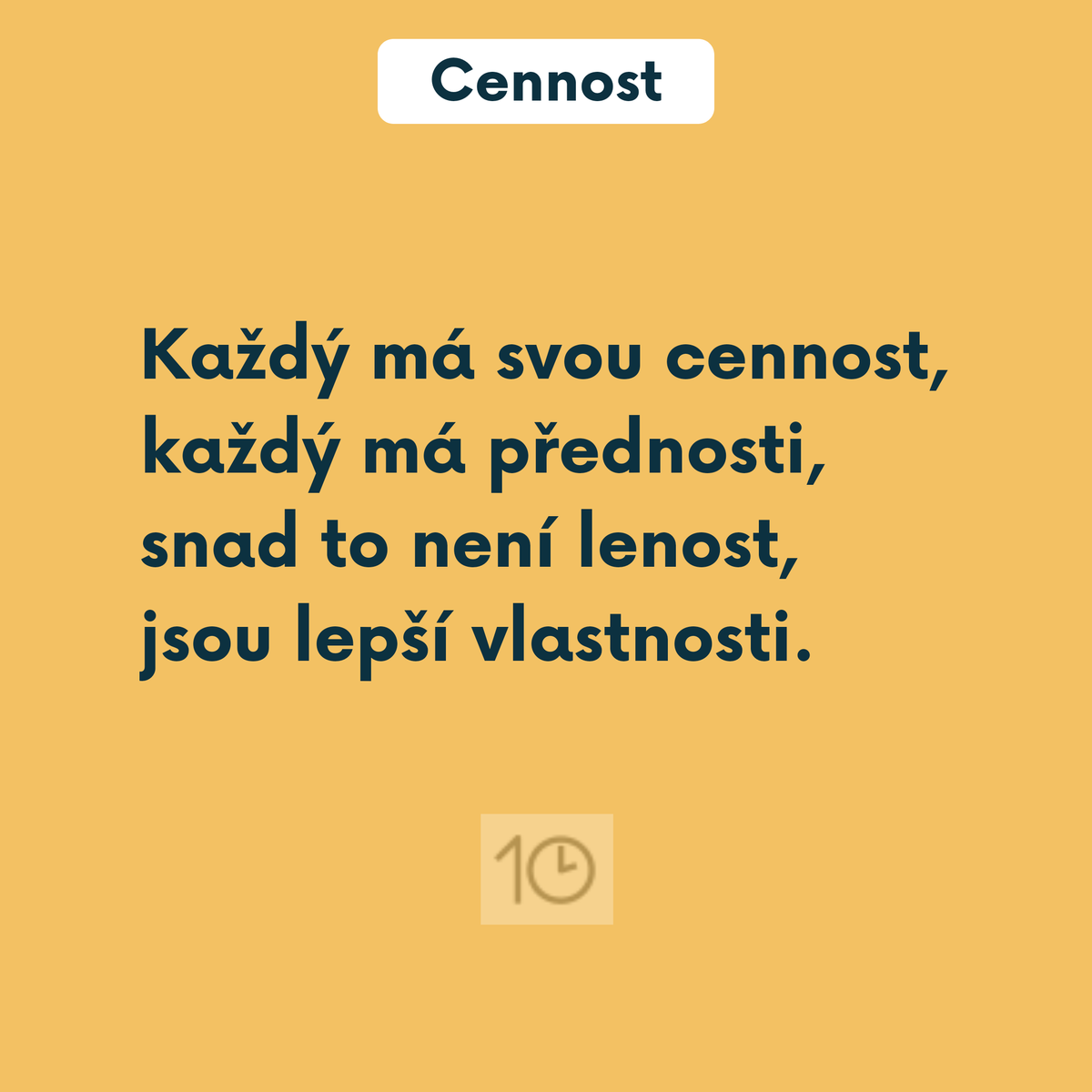 10minut_'s tweet photo. Cennost
Každý má svou cennost,
každý má přednosti,
snad to není lenost,
jsou lepší vlastnosti.
Původně na https://t.co/SspeuGxoR4
#kazdydenjednabasen #10minut #basen #verse #cz #czsk #ceskebasne #zivot #cesta #cennost #volba #prednost #lenos #usmev #dobro #zlo #kapka https://t.co/1mSVoeluE5