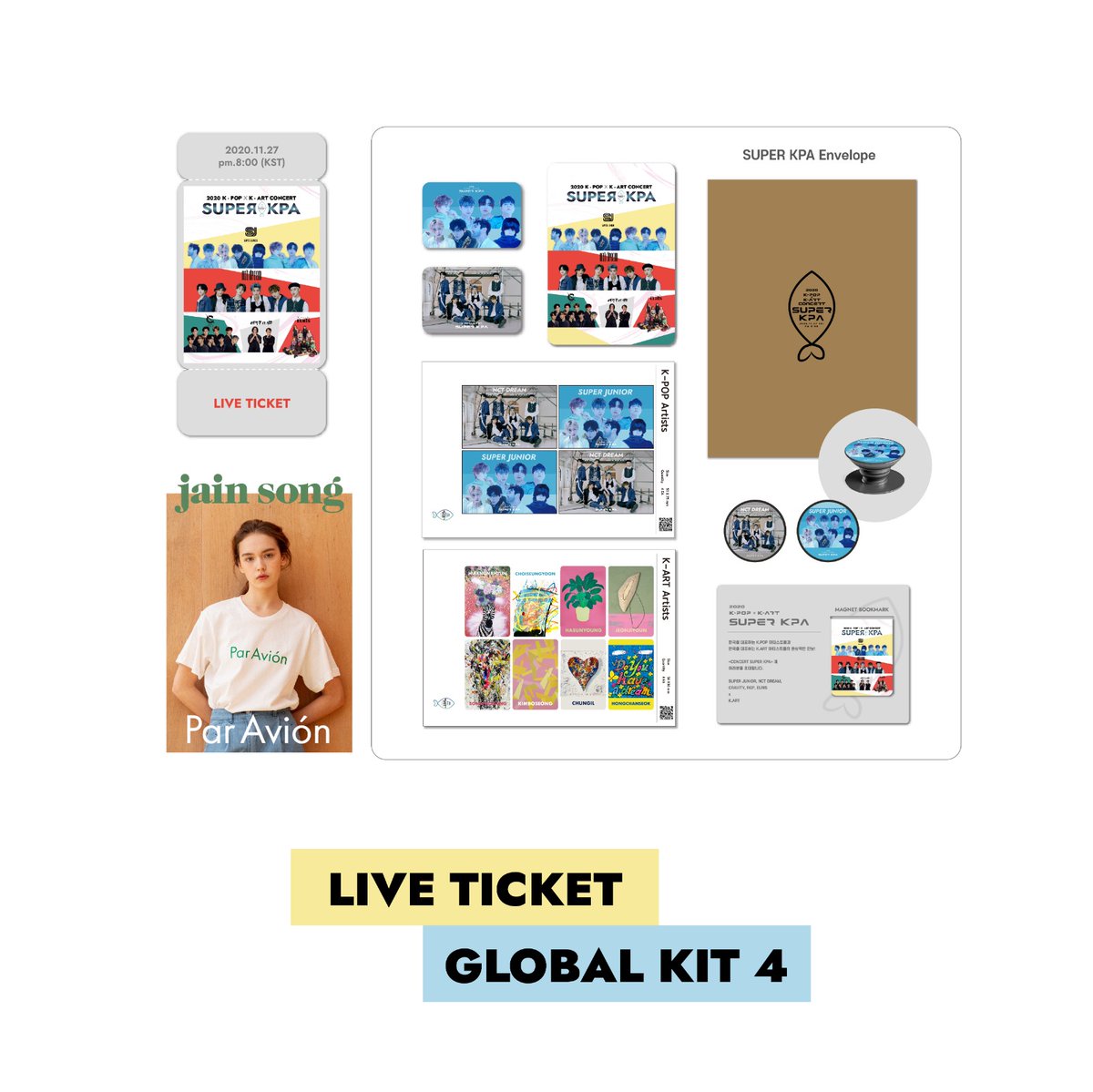 Skincare, Kpop Merchandises (ps. Yes, it includes #SuperJunior and #NCTDream !) and Live Ticket in one bundle! Say what?! 😲 

Click global.yes24.com/Event/193196 and grab yours NOW! 
#SUPERCONCERT #SuperKPA #BeyondLive