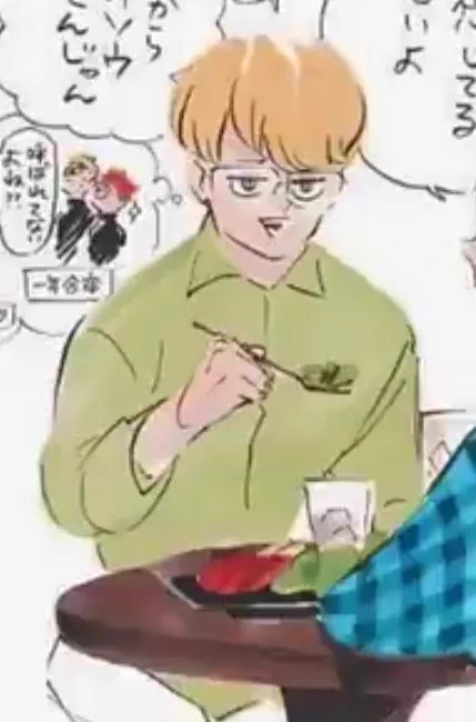 very much liking tsukki's green shirts 