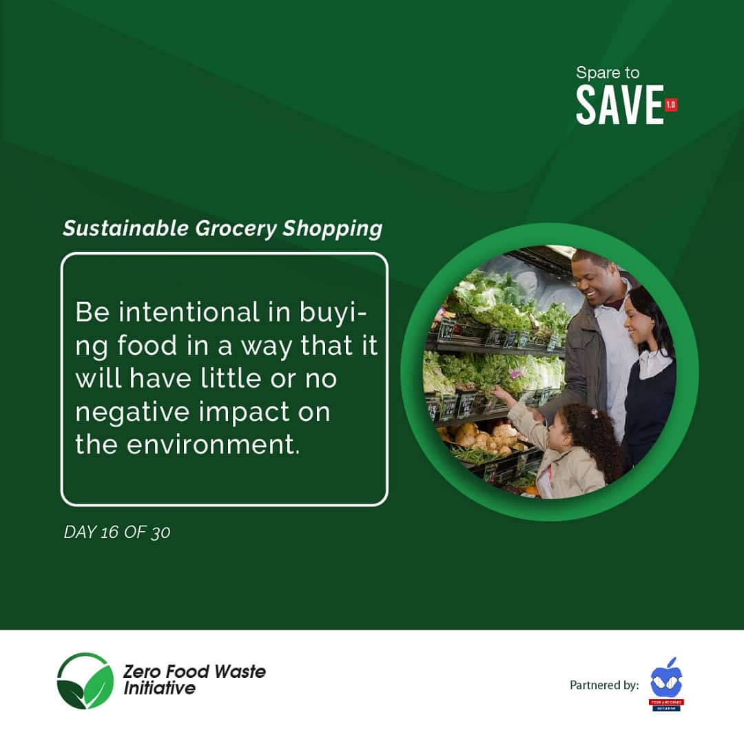 ZeroFoodWasteIn's tweet photo. DAY 16 OF 30

Sustainable Grocery Shopping

Sustainable grocery shopping refers to deliberately purchasing food items that have little or no harmful impact on the environment. 

#SparetoSave
#Endfoodwaste
#endhunger
#SDG2
#SDG12
#FAO
#Zerofoodwasteinitiative https://t.co/jNdlrGJUym