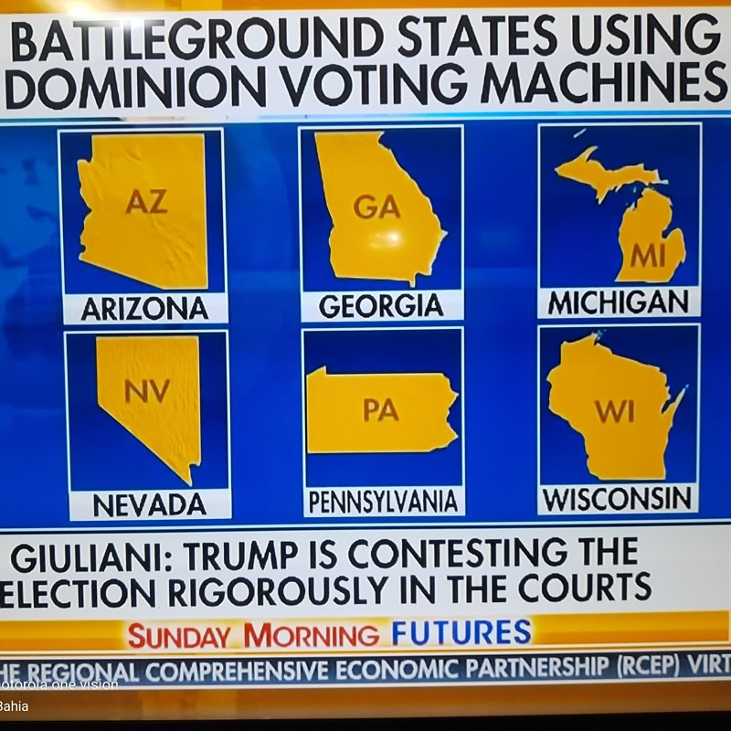 rjsbahia's tweet photo. Nov 15: The Explosive Maria Bartiromo's Interview

Biden will follow the same path of Gore and Dewey

Sydney Powell and Rudy Giuliani Will Show All Evidences to Courts

#TimeToFlight
@realDonaldTrump

https://t.co/rg8EnBTNXt https://t.co/Hnk9W8zT2x