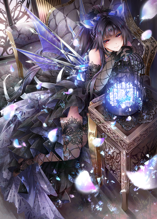#皆さん線画と塗った後を見せてください 
5年前のだけどオリキャラ✨ 
