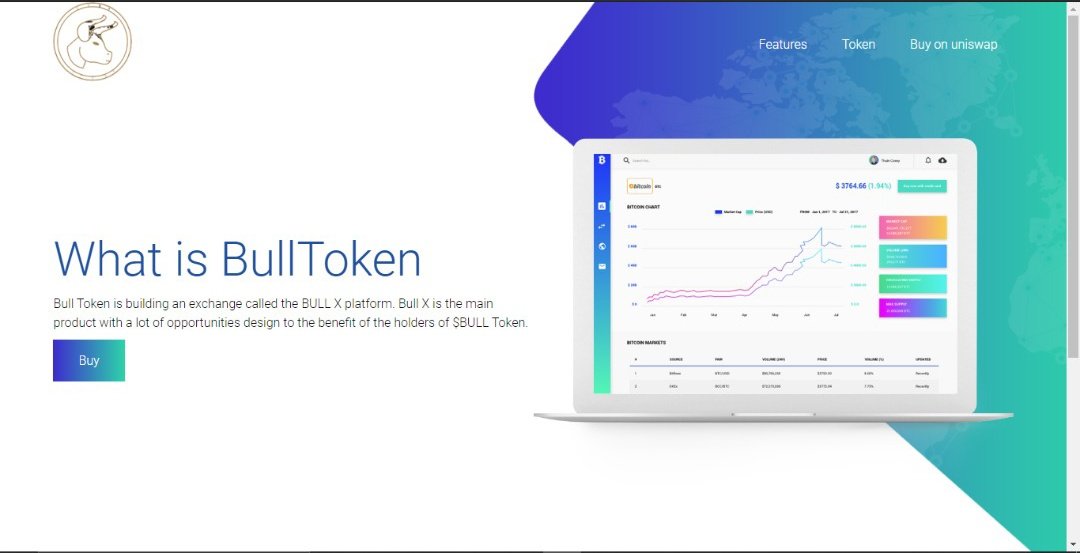 bull_token's tweet photo. Sneak peak of BULL website launching soon.🔥🔥

Listed on UNISWAP 
TS of 485 Bull Token.

🦄🦄🦄: https://t.co/VhAL9wEyQY https://t.co/pOhX8ZQXSm