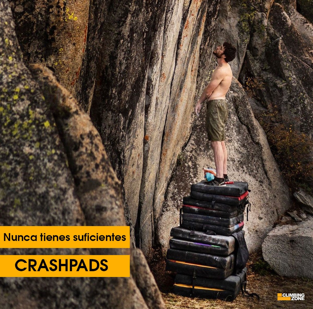 ¿Crashpads? Nunca tienes suficientes... 😩
Nosotros los tenemos todos en nuestra tienda
#escalada #bulder #climbingzone