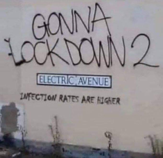 DrMiaow's tweet image. Someone added to brixton graffiti.