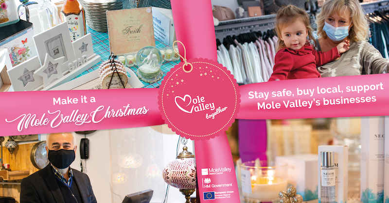 MVforBusiness's tweet photo. Be part of our #MoleValleyTogether Christmas Campaign 🎁
We are currently listing over 50 local businesses and would love to support even more.

If you are a local trader and would like to benefit from our multimedia Christmas campaign click here 👇

https://t.co/Ph9tTtgunM https://t.co/GOKQn0to6L