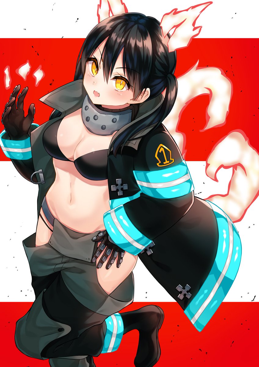 最近の
#皆さん線画と塗った後をみせてください 