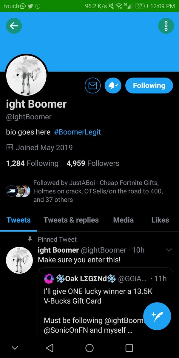 haydafn's tweet photo. @GGiAmL3G3Nd @ightBoomer @SonicOnFN @iChaseFn @CrackHolmes done https://t.co/5coWvAV22R