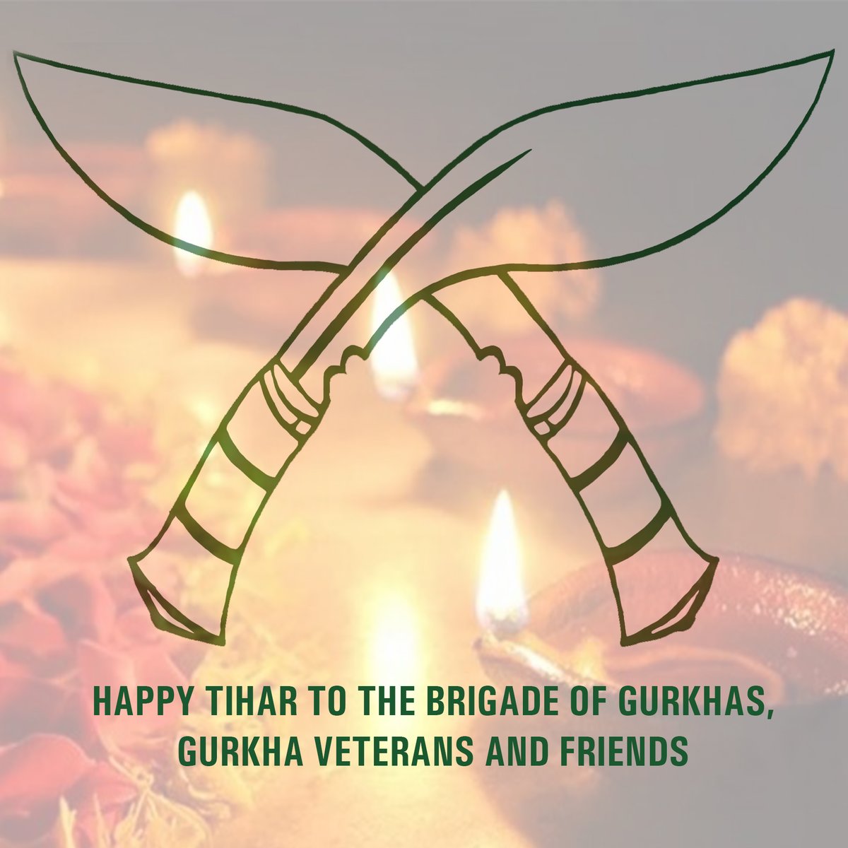 Happy Tihar to the Brigade of Gurkhas, Gurkha Veterans and all our friends around the world. 

#Tihar #Gurkhas #FestivalofLights