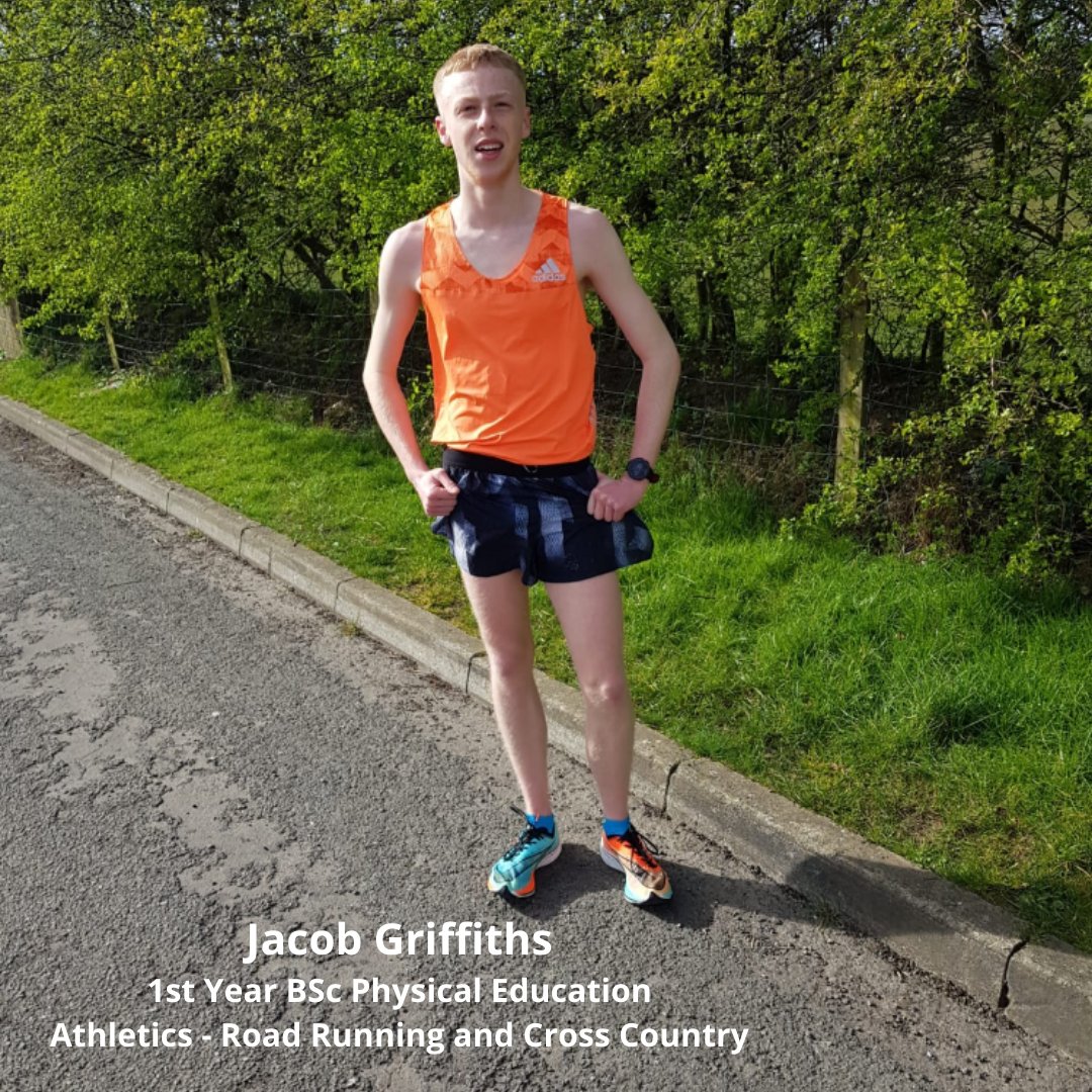 Spotlight Number 2 is Jacob Griffiths! Jacob is a runner who is studying Physical Education! #TeamWorc #StudentAthlete #Running #XC #RoadRunning #Study