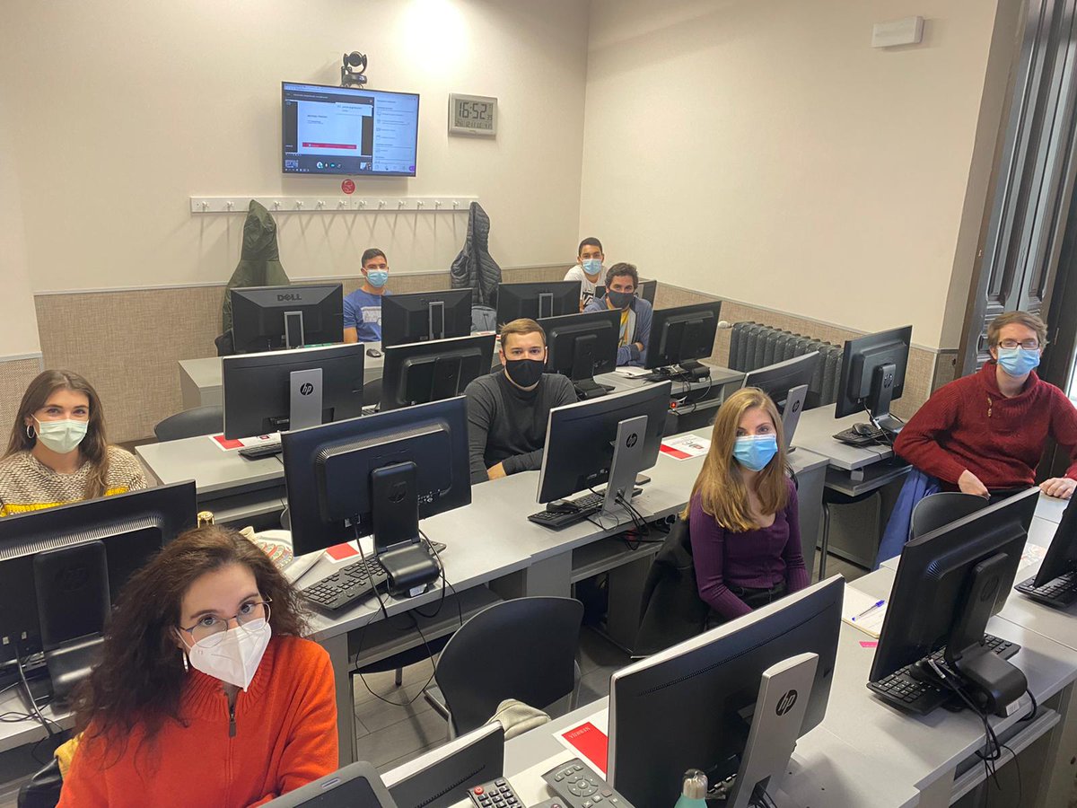 NebrijaEmpleo's tweet photo. Comenzamos a trabajar con nuestros alumnos del MÁSTER EN PERIODISMO DIGITAL Y DE DATOS /  @Beforesunsetmon  / @Nebrija  #prácticas #Empleabilidad #ProyecciónProfesional #CarrerasProfesionales  #presencialidadhibrida https://t.co/10Pi4HedSv