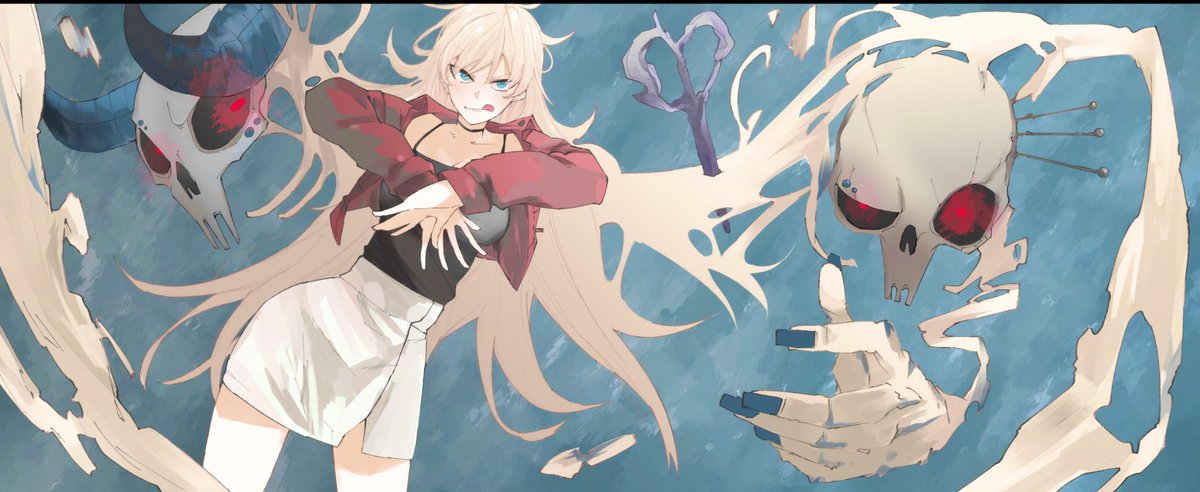 #皆さん線画と塗った後を見せてください 